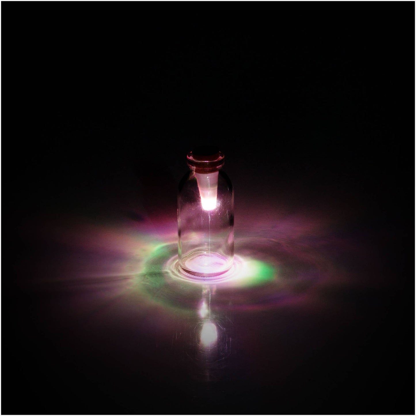 Multicolored Bottle Light USB - Rechargeable