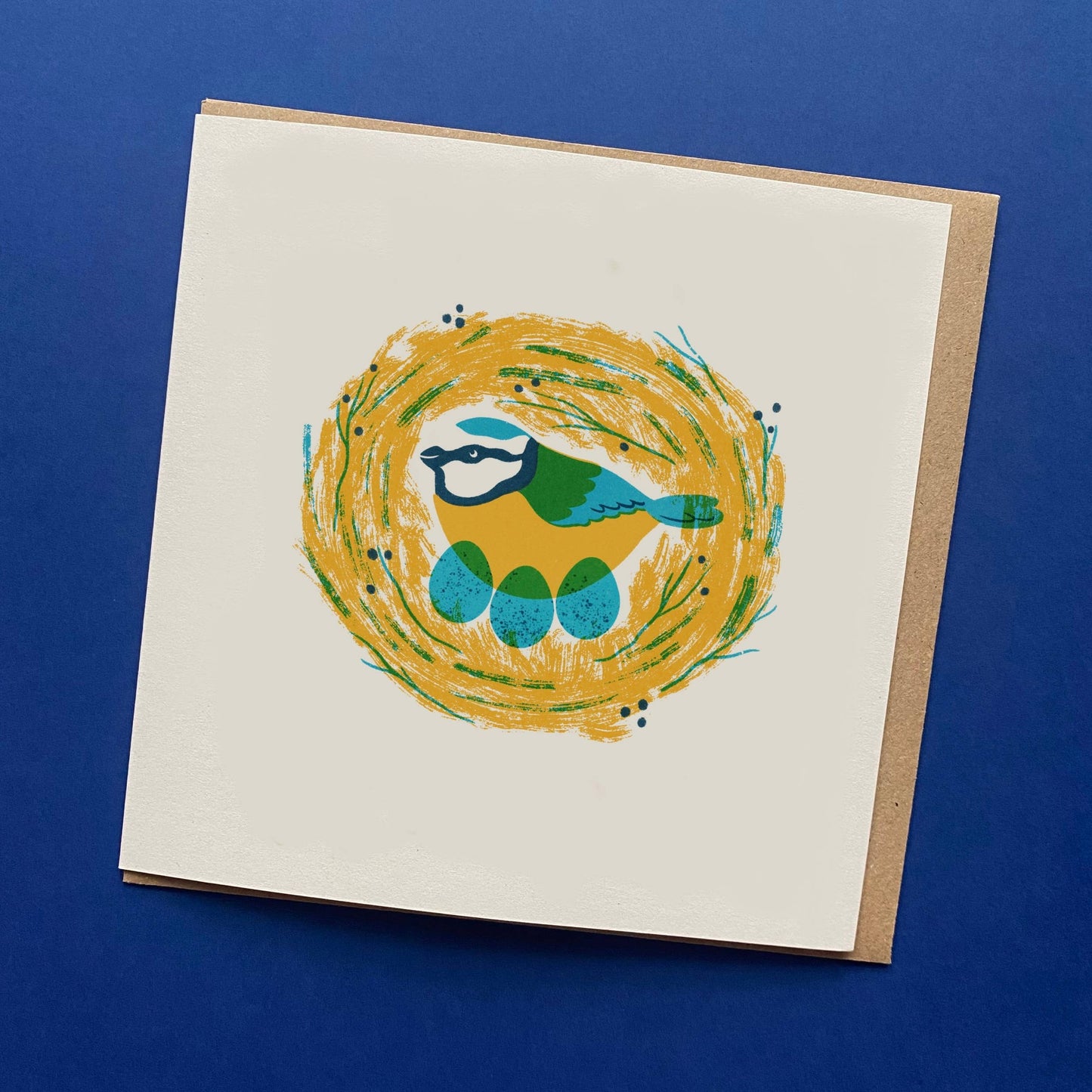 Square ‘Nest’ Blank Greetings Card