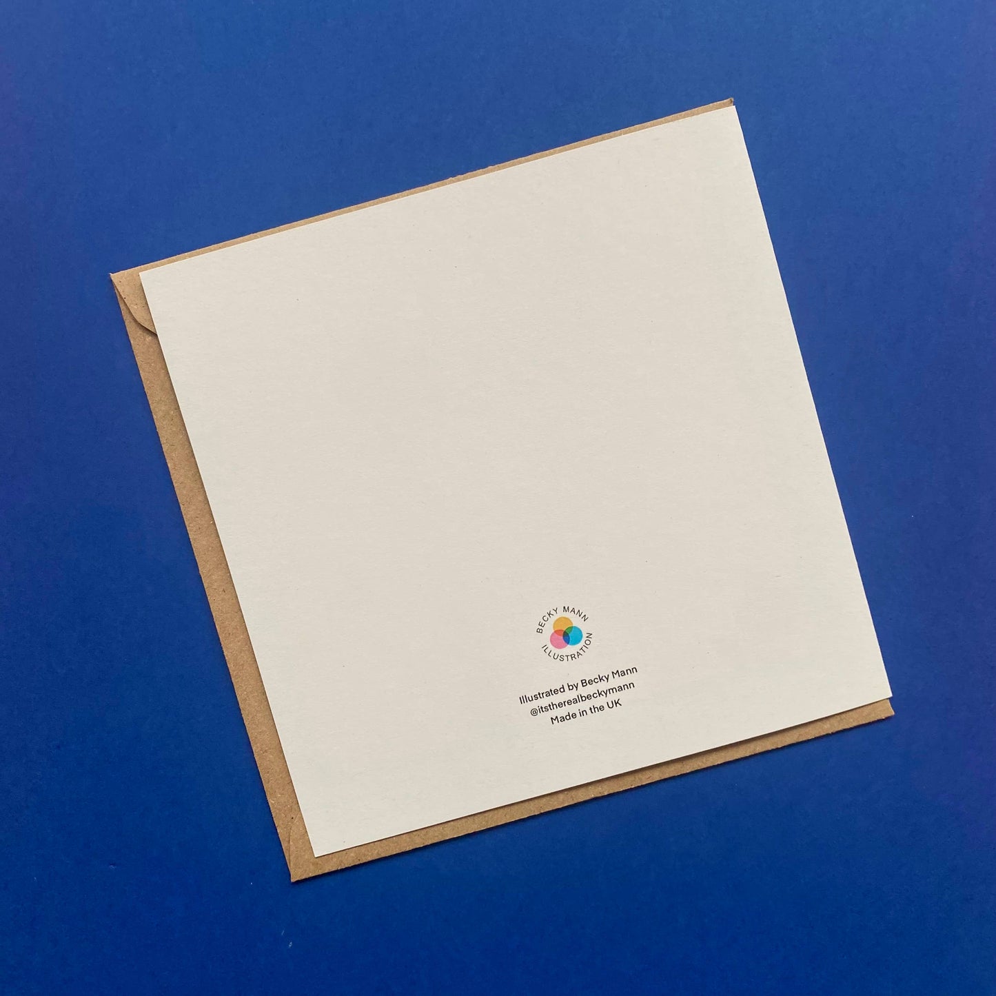 Square ‘Happy Frog’ Blank Greetings Card