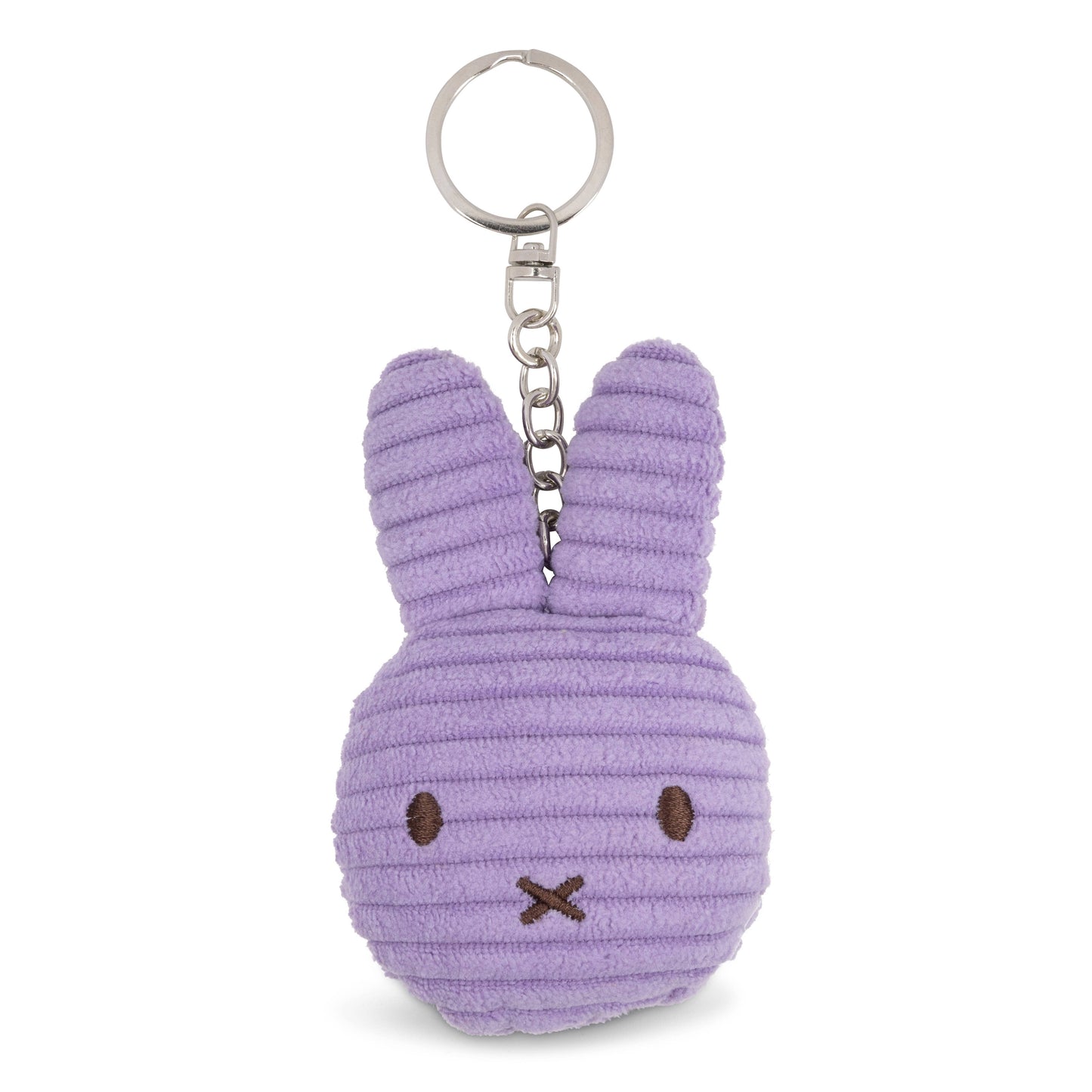 Miffy Flat Keyring Corduroy ECO Lilac 10cm
