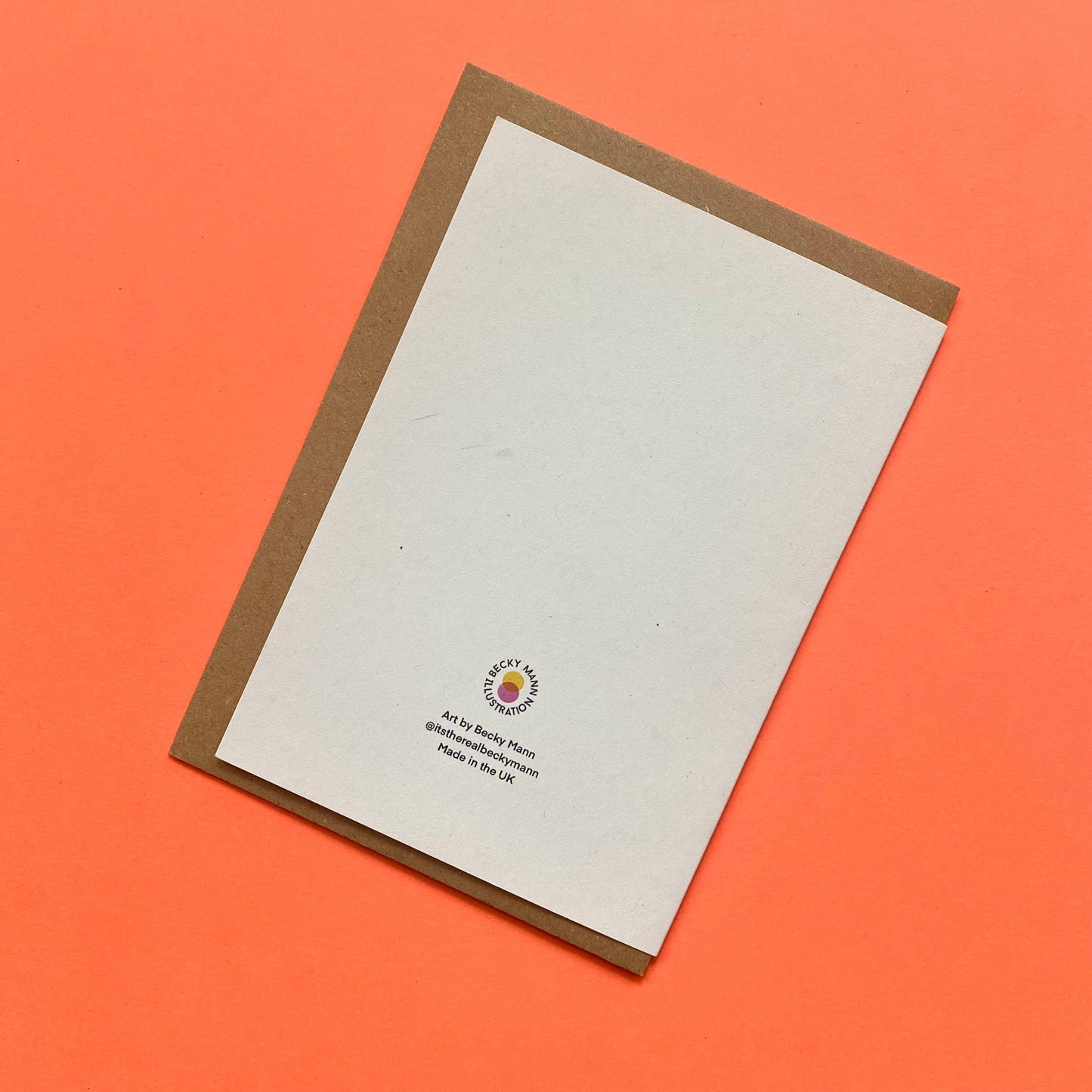 A6 ‘Shrimp’ Blank Greetings Card