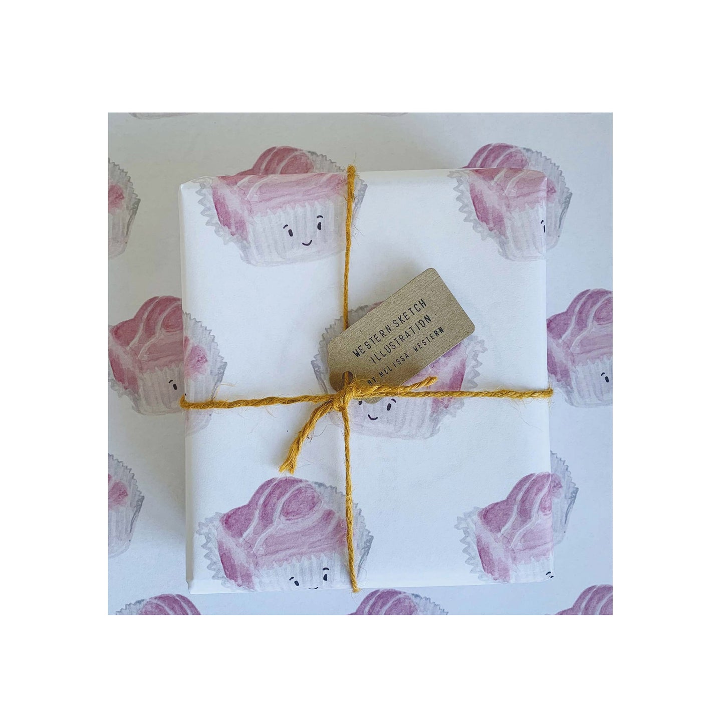 French Fancy Cake Gift Wrap