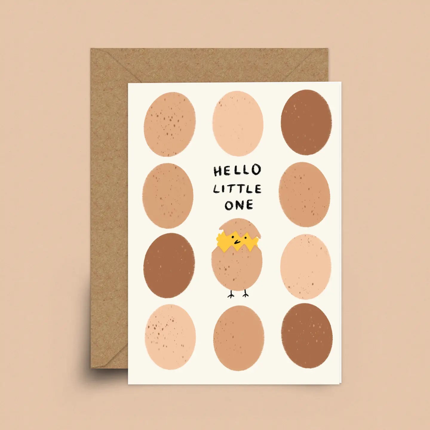 New Baby Egg Card