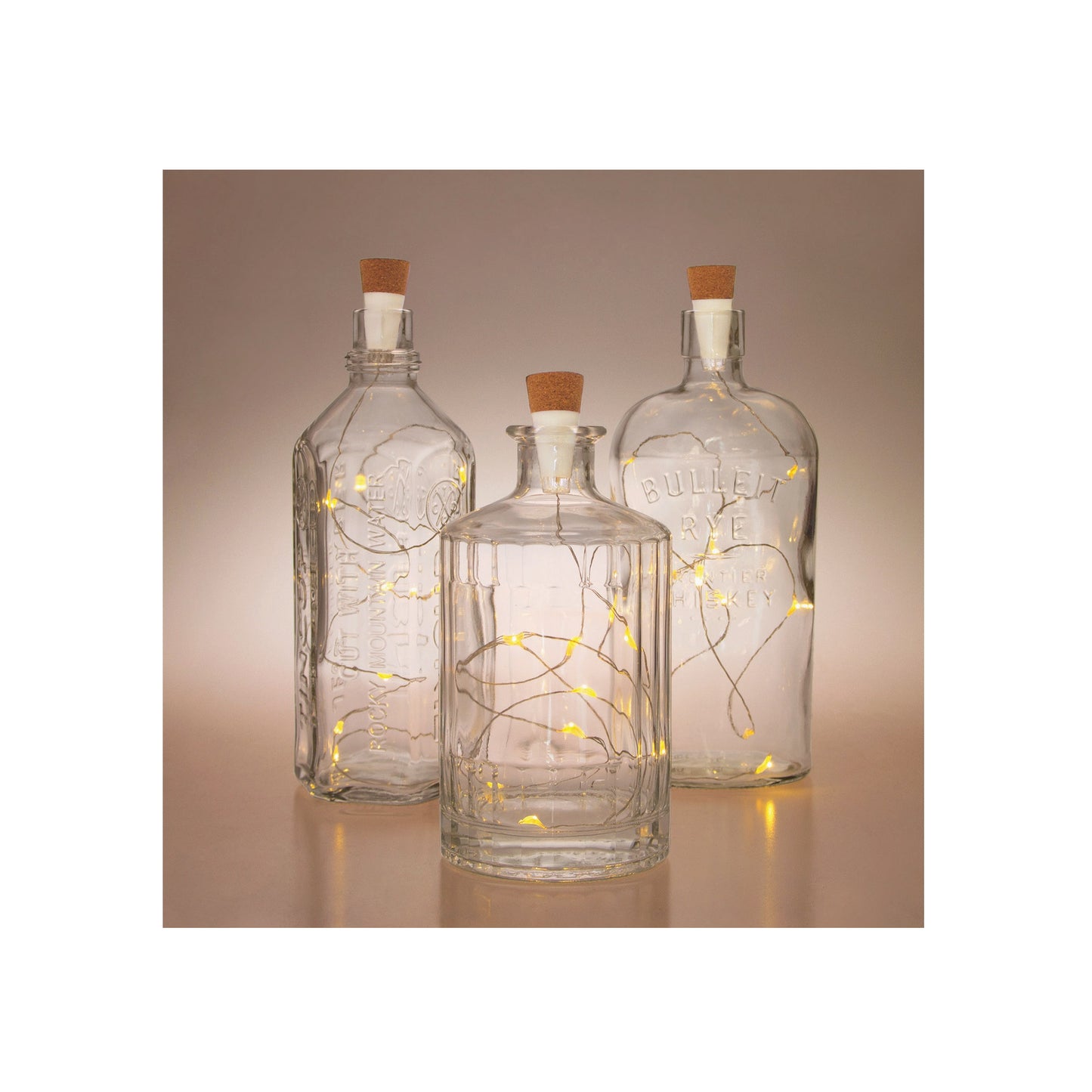 Multicoloured Bottle String Light USB - Rechargeable