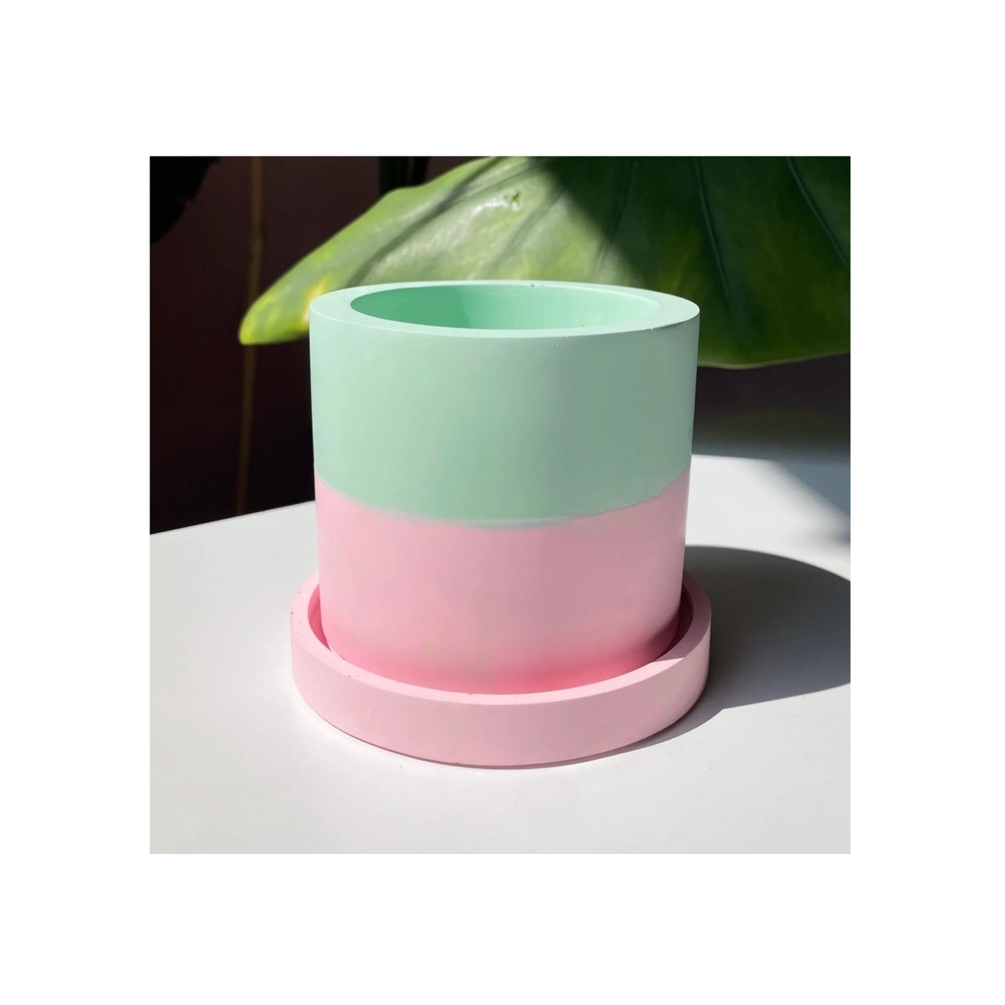 Pink & Aqua Pot