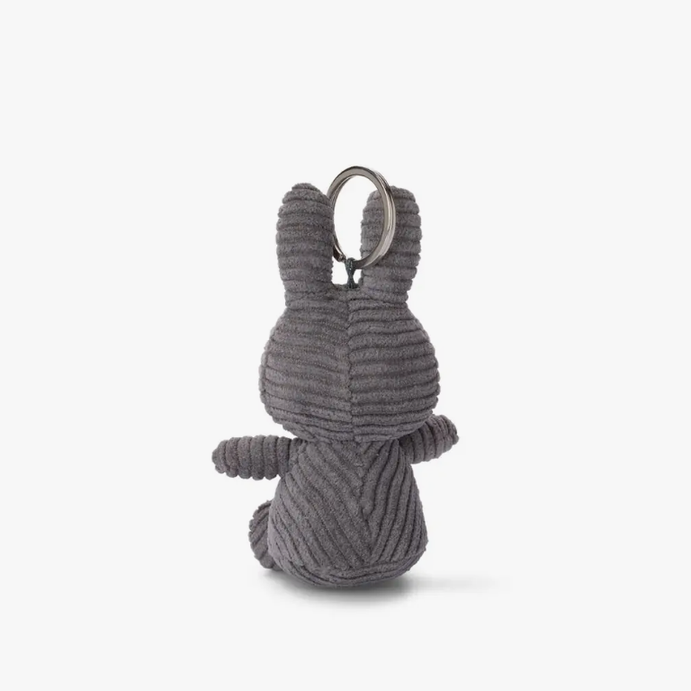 Miffy Keyring Corduroy Grey 10cm
