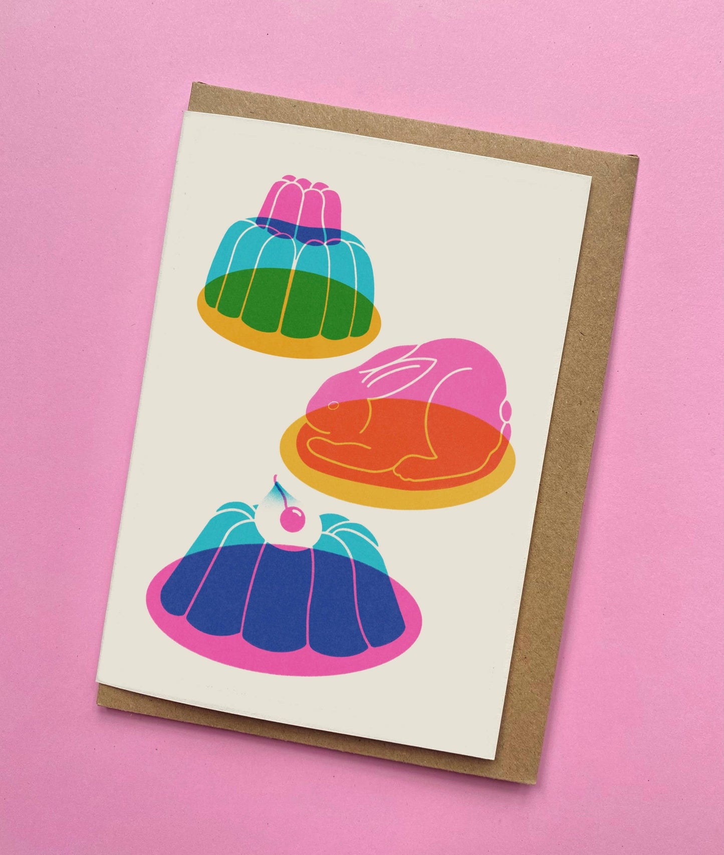A6 ‘Jelly’ Blank Greetings Card