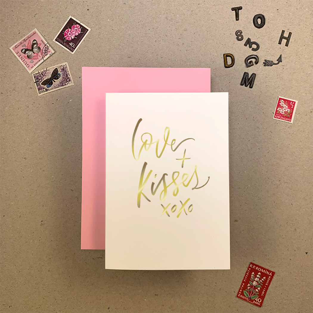 Love and Kisses Xoxo Card