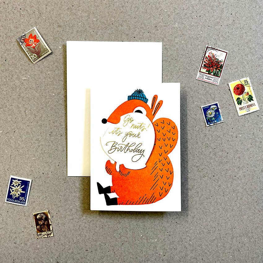 SECRET SQUIRREL - GO NUTS IT'S YOUR BIRTHDAY