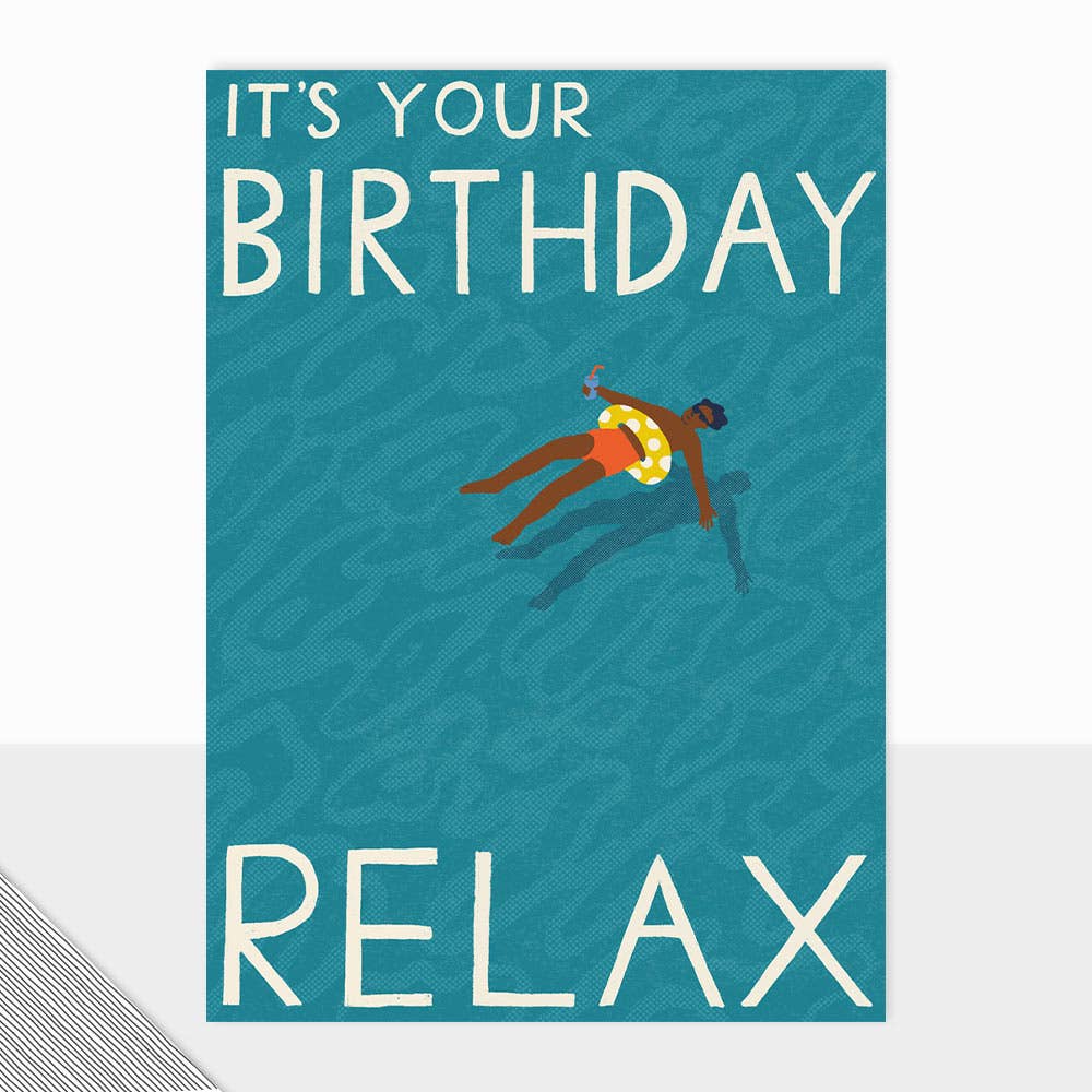Honcho Collection - Happy Birthday Card - Pool