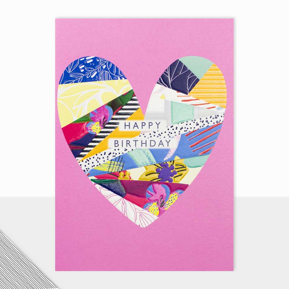 Love Heart Happy Birthday Card - Utopia Happy Birthday