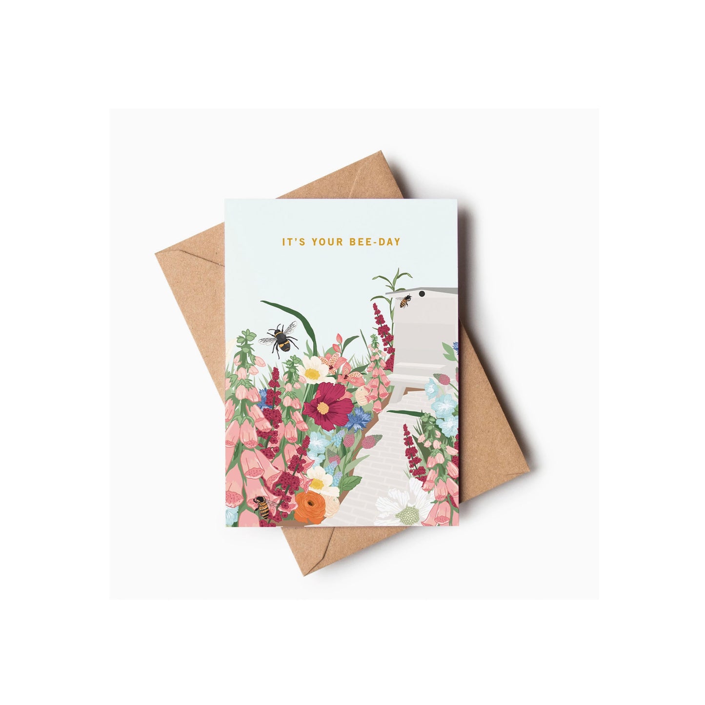 It's Your Bee-Day Gardeners/Nature Lover Flora Birthday Card