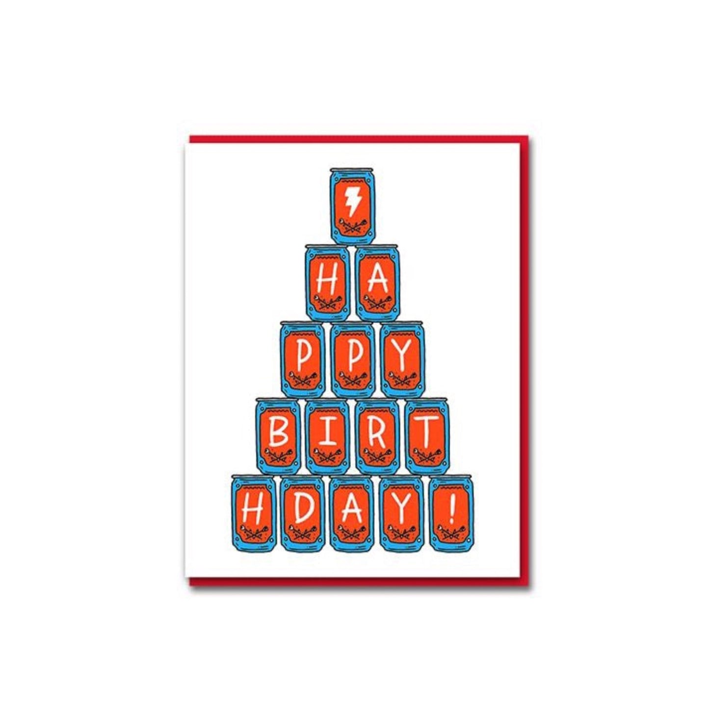 Bench Pressed - Beermid Birthday Card