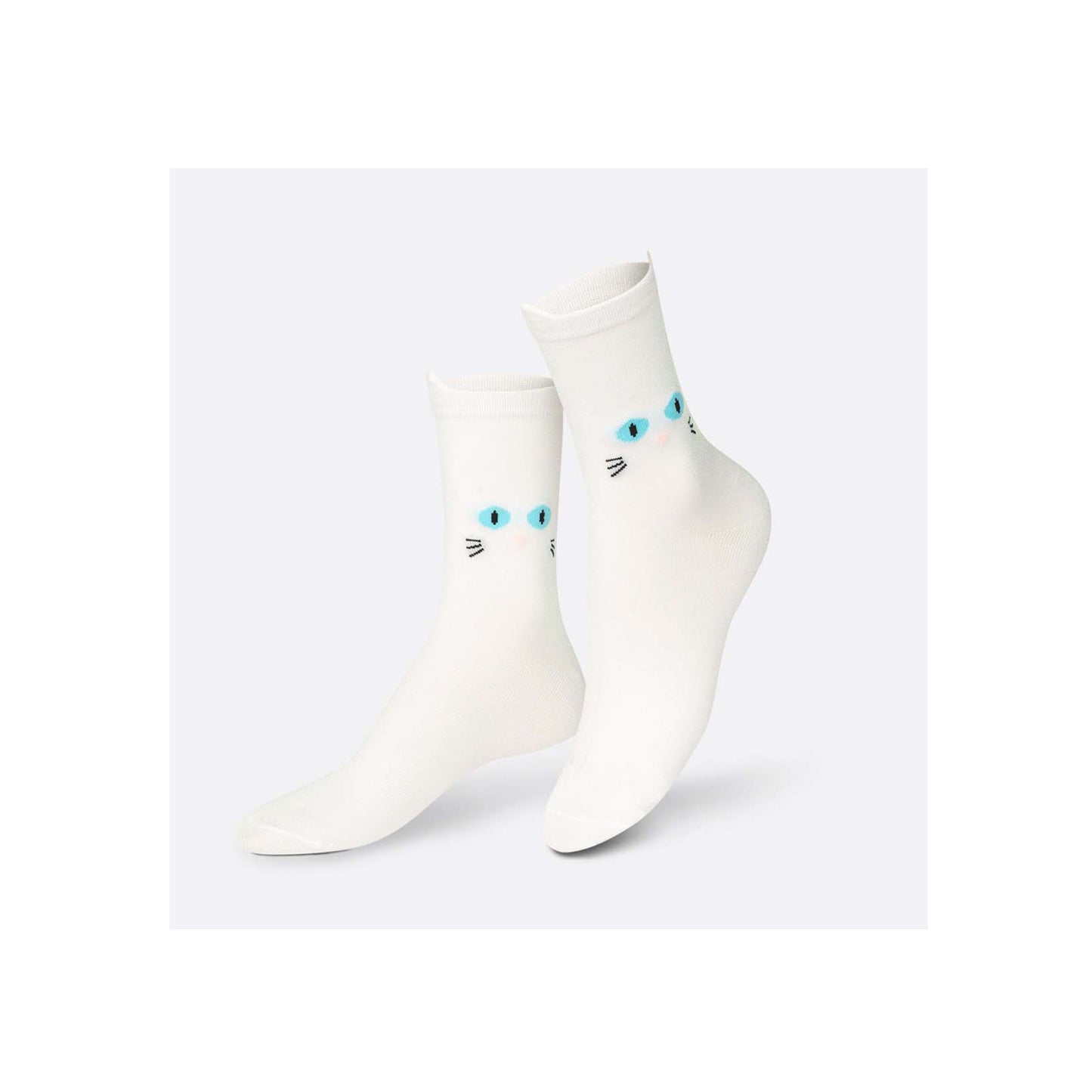Cat Walk White Socks