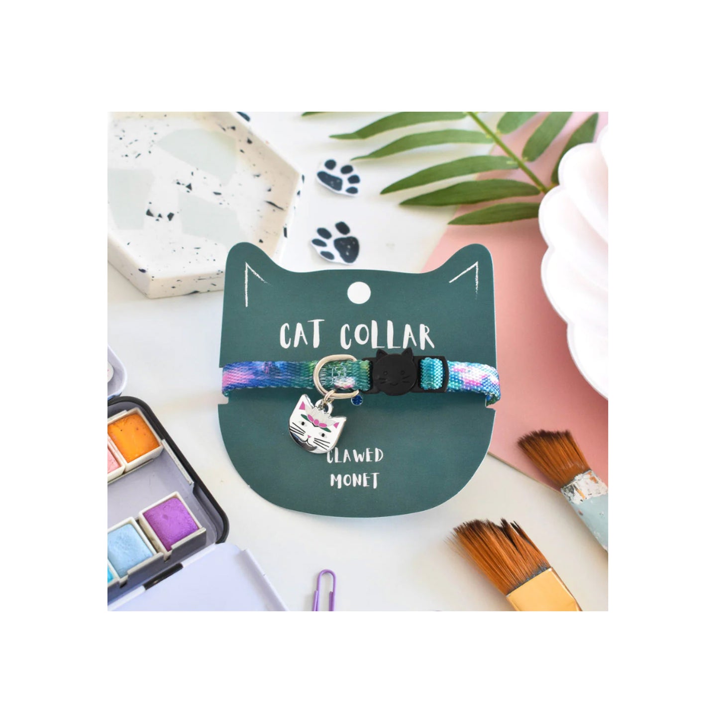 Clawed Monet Artist Cat Collar