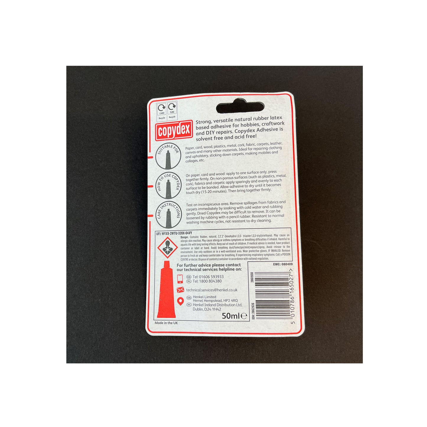 Copydex Glue 50ml Tube