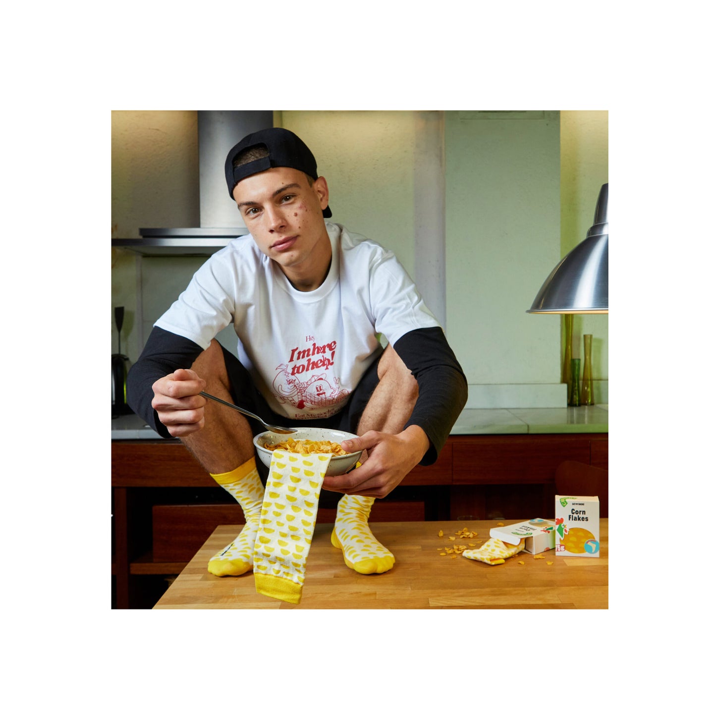 Corn Flakes Cereal Socks