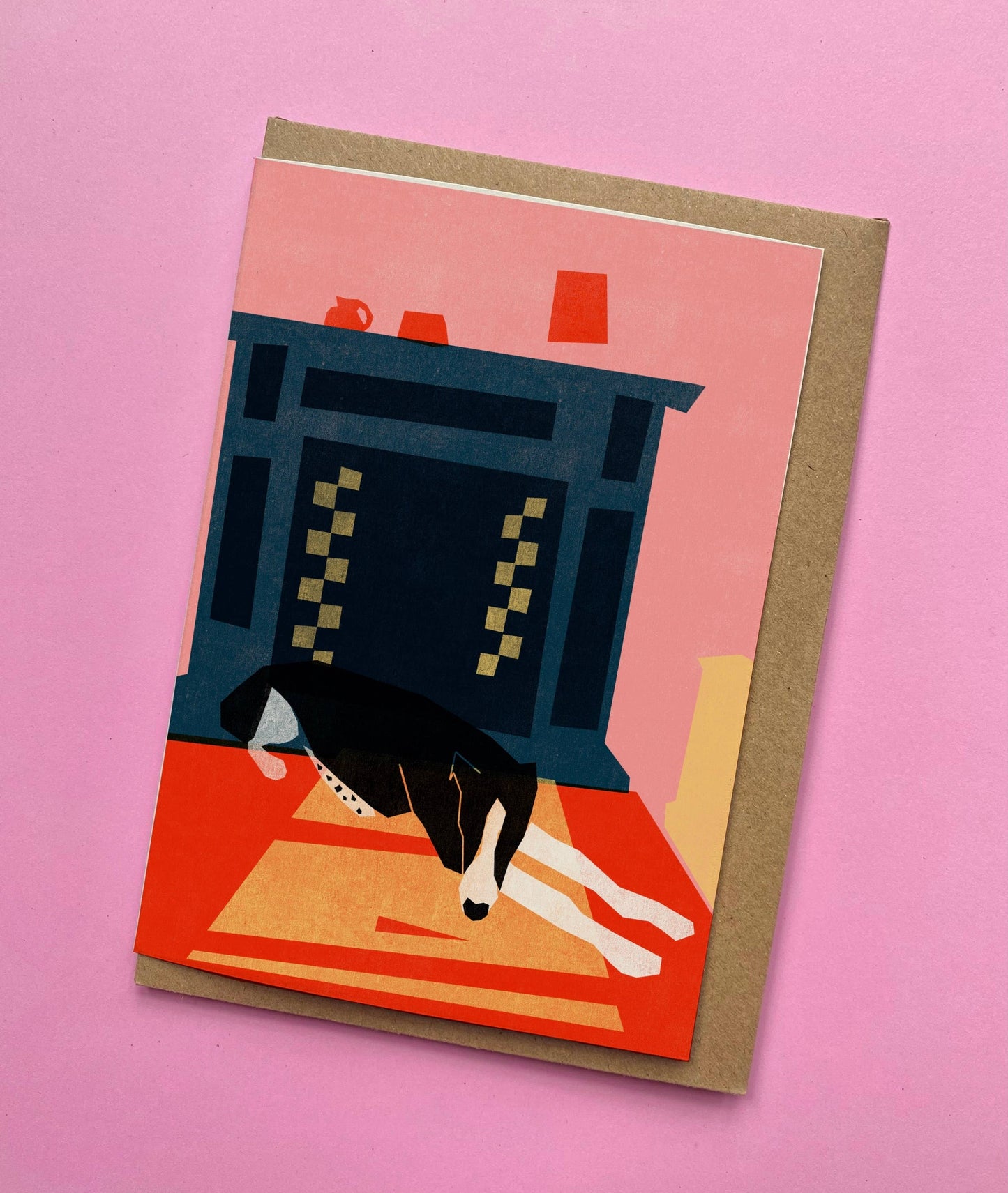 A6 ‘Lurcher’ Blank Greetings Card