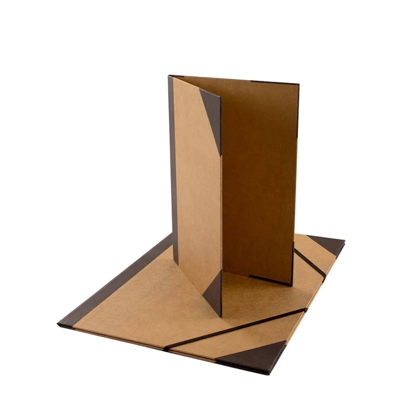 A3 Kraft Portfolio File with Elastic