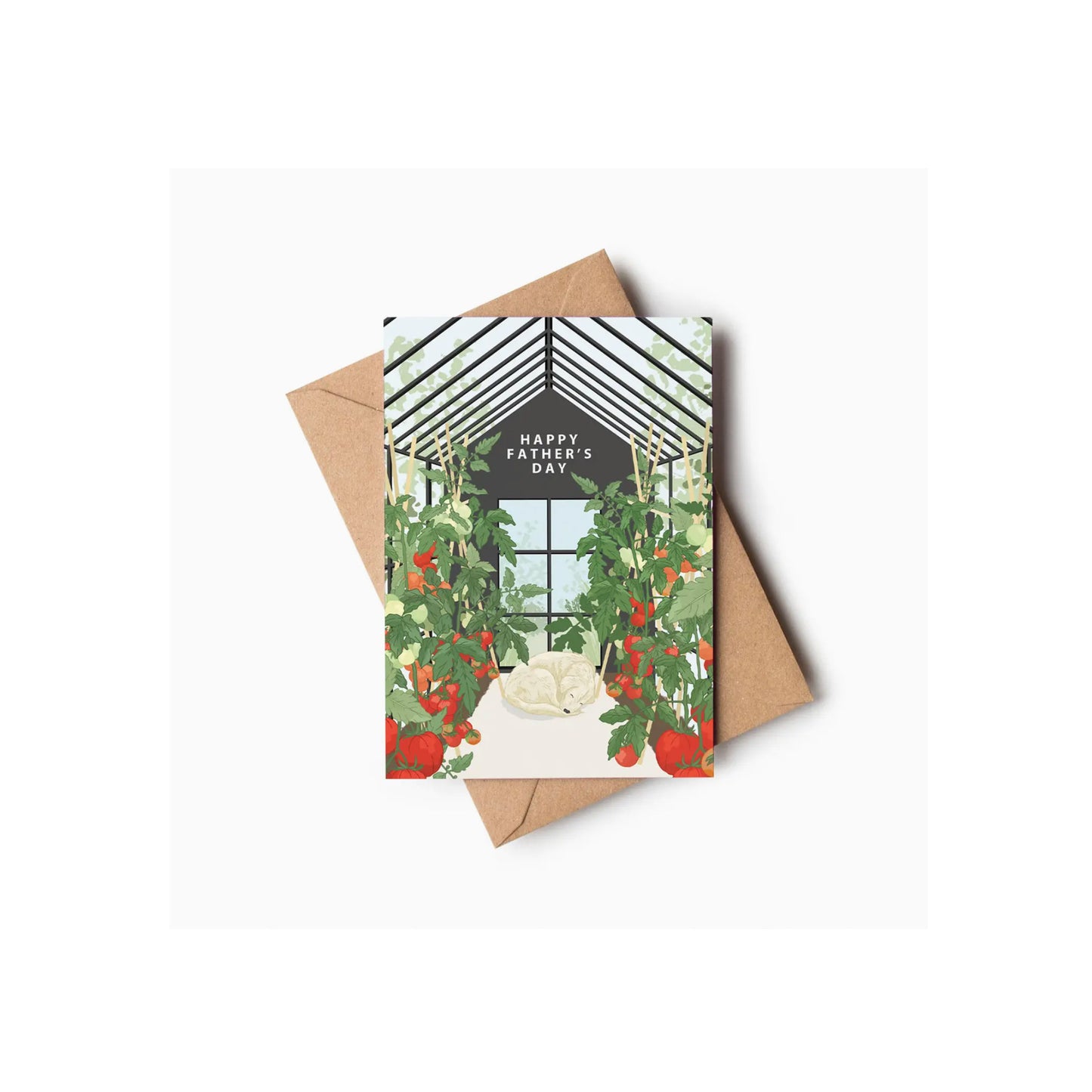 Gardeners Plant & Dog Father's Day Card
