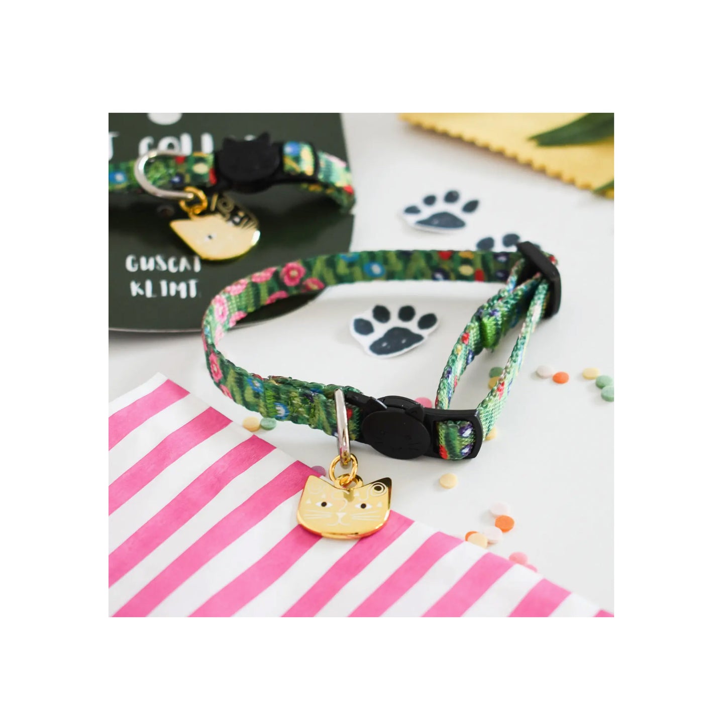 Guscat Klimt Artist Cat Collar