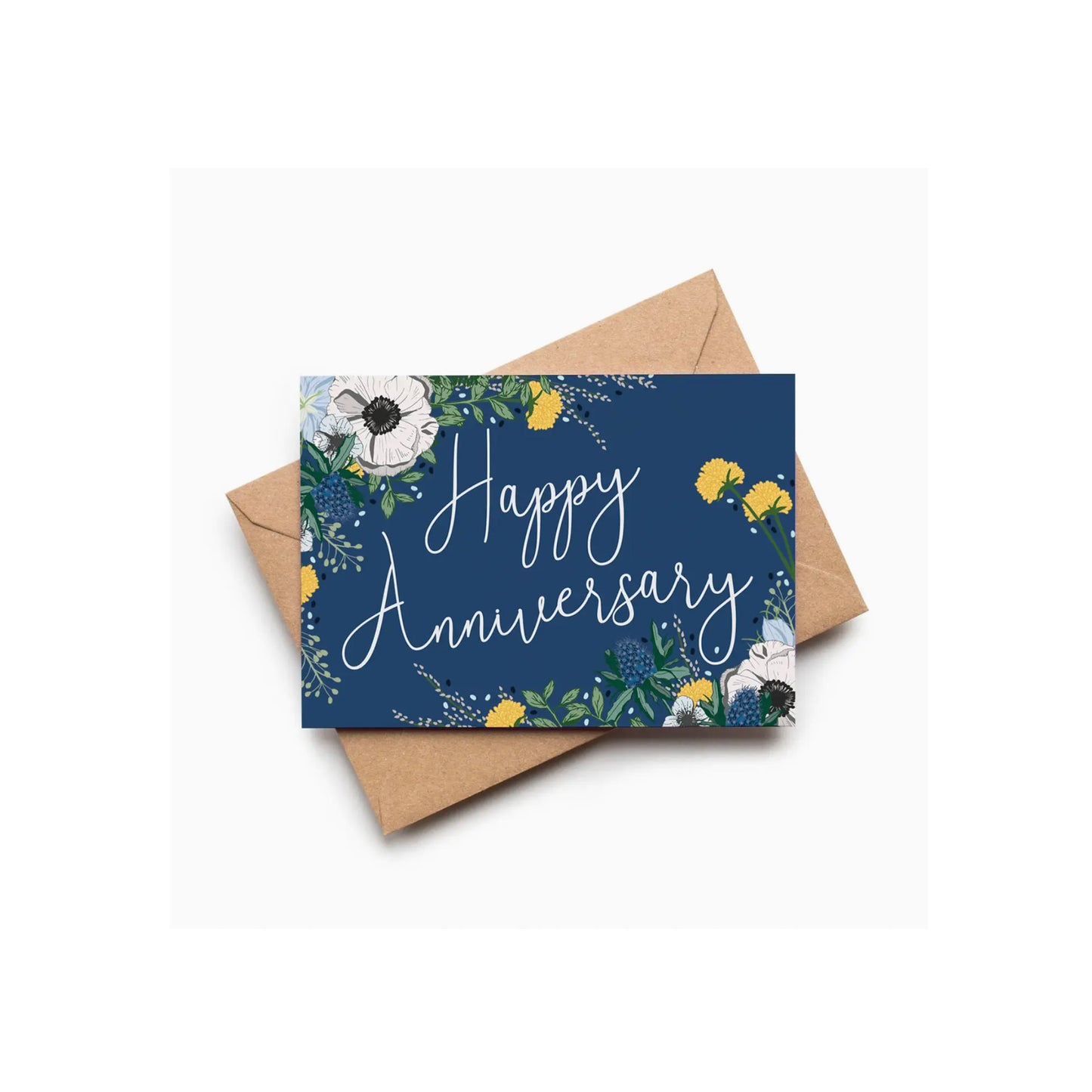 Happy Anniversary Floral Card