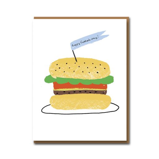 Burger For Dad Card