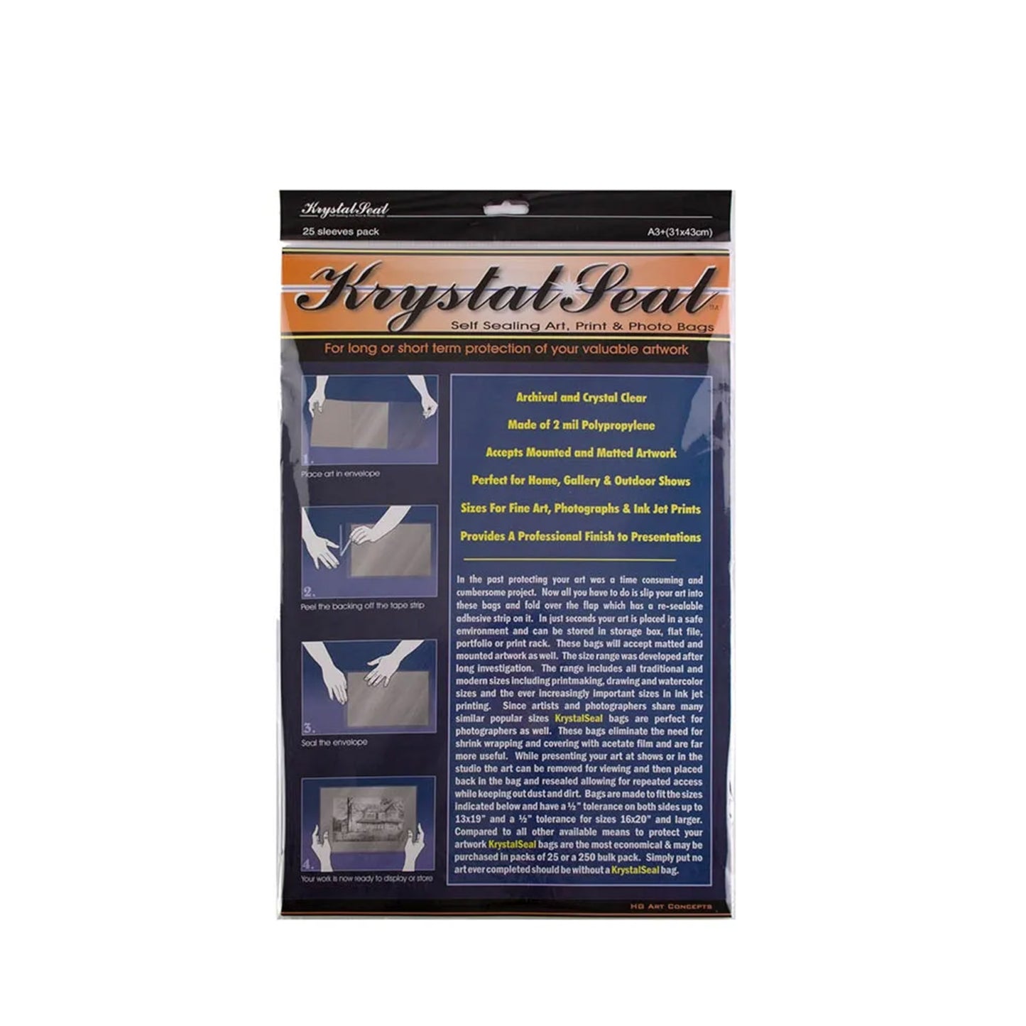 Krystal Seal A3+ Sleeves (25)
