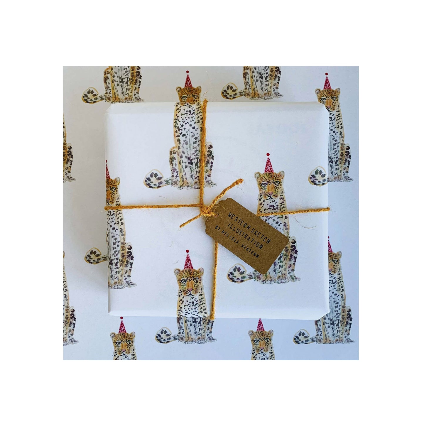 Party Leopard Gift Wrap