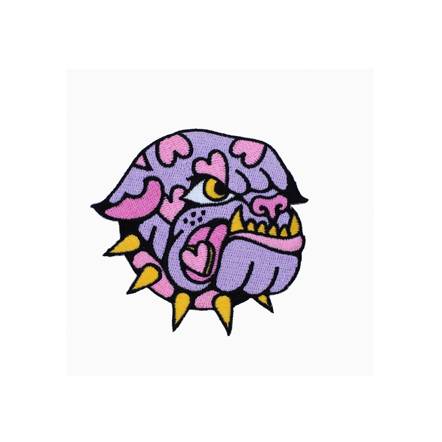 Love Bulldog Embroidered Patch
