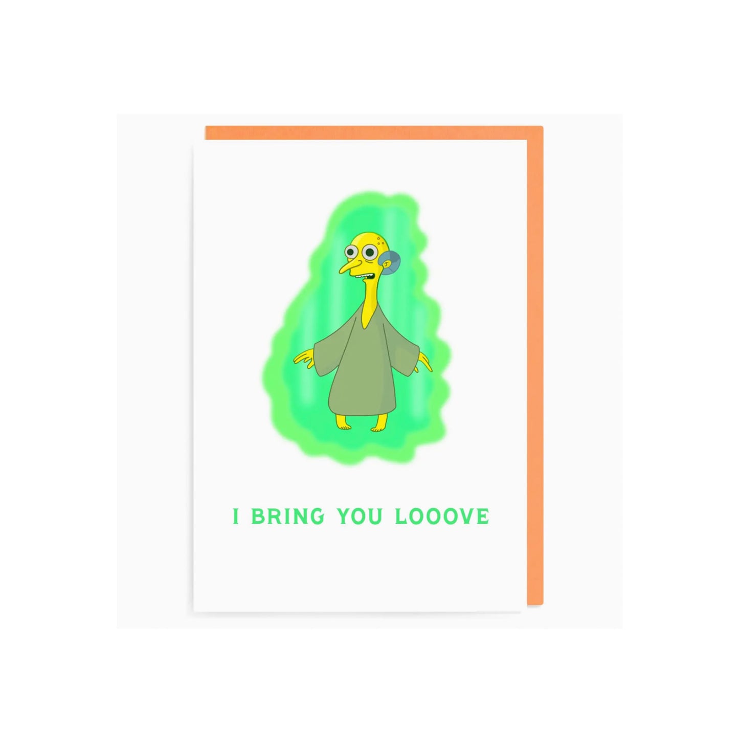 Mr Burns Alien Love Card | The Simpsons