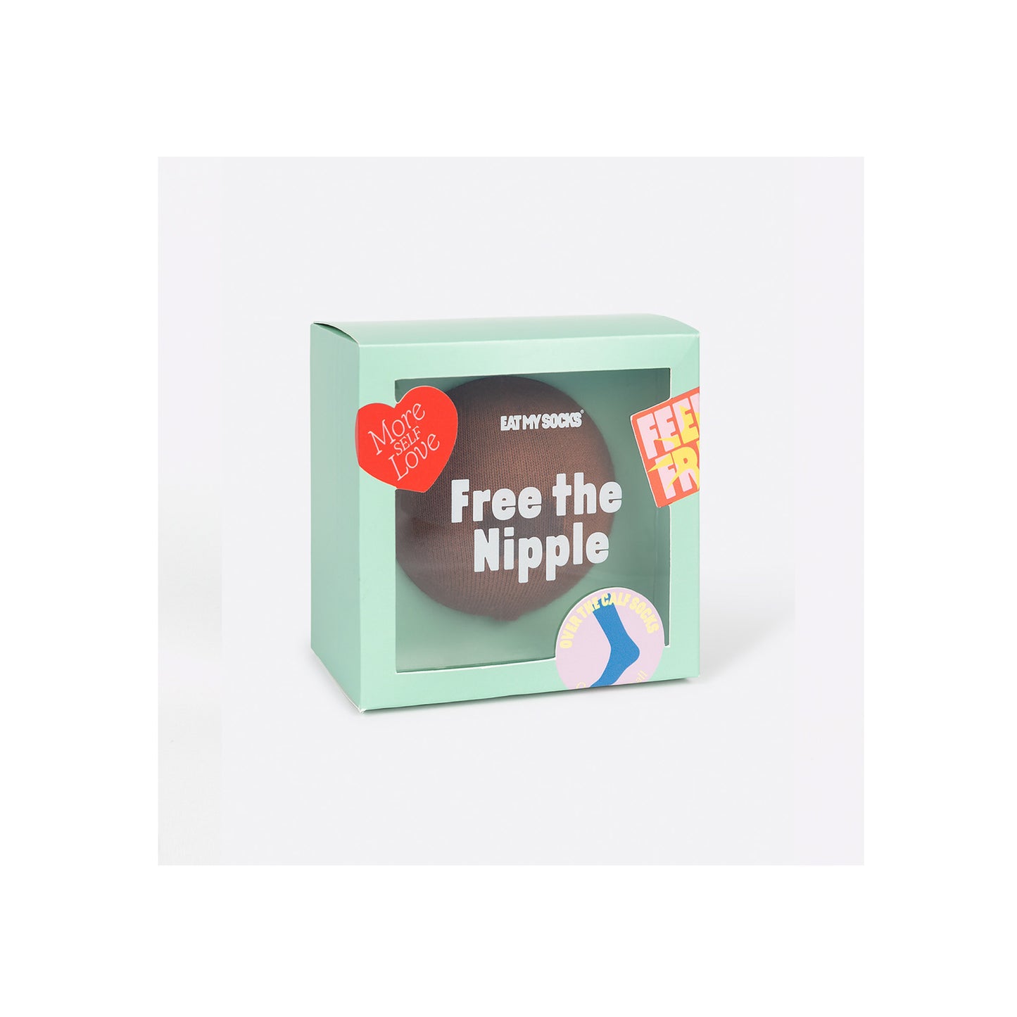 Free the Nipple Brown Socks