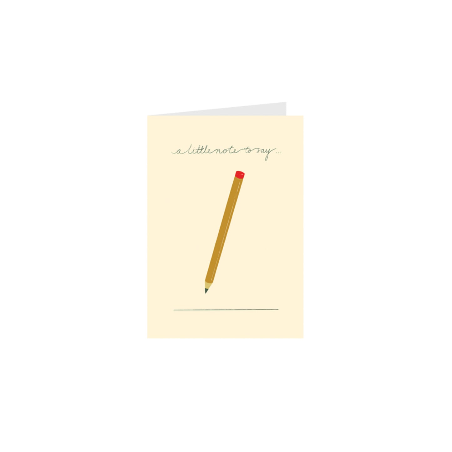 A little Note to Say Card