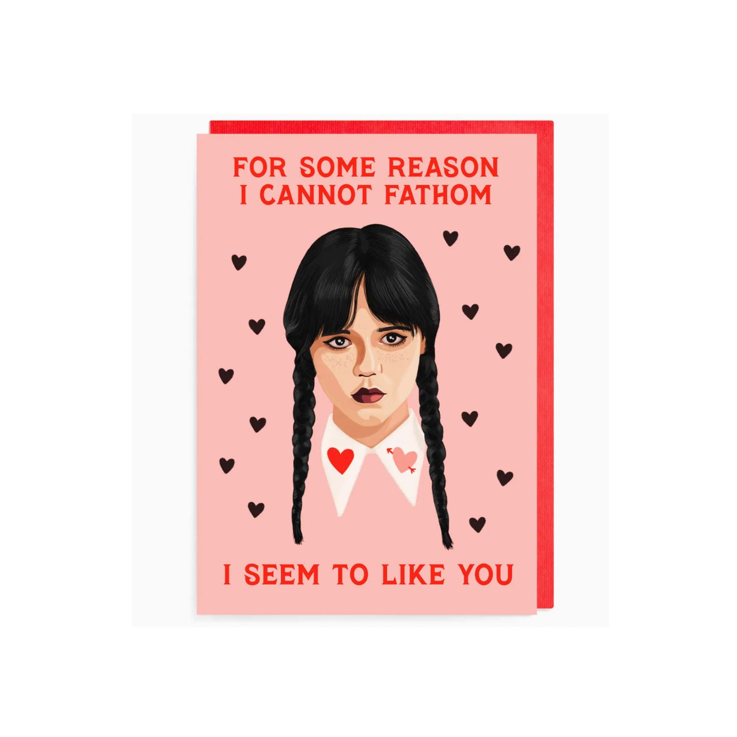 Wednesday Addams Love Card