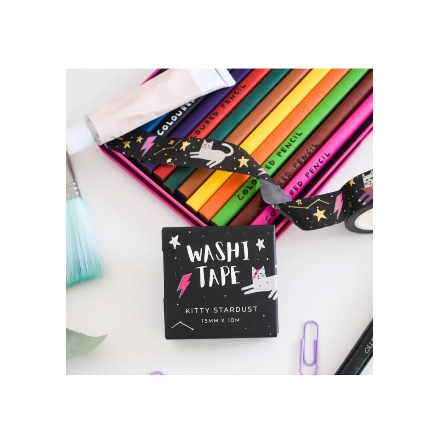 Kitty Stardust Cat Washi Tape