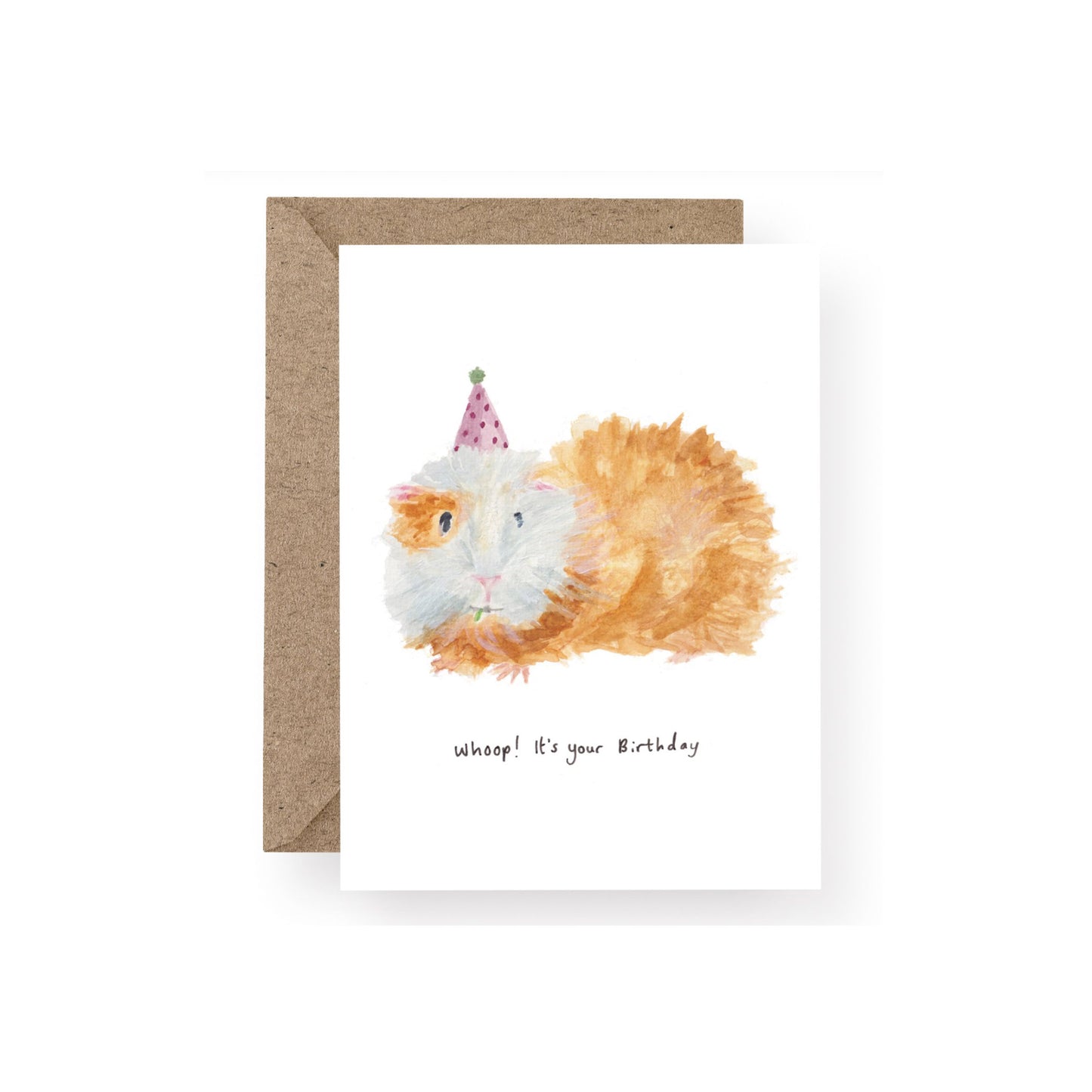 Whoop Guineapig Birthday Card