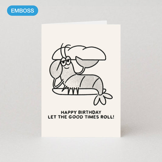 Lobster Roll Birthday Card By Steve Gavan