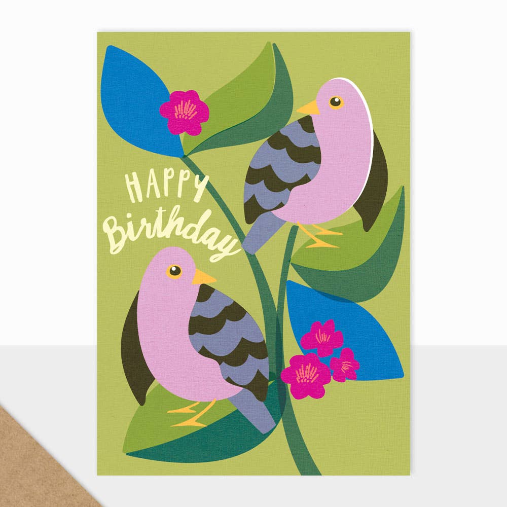 Bloom Collection - Birthday Card - Birds