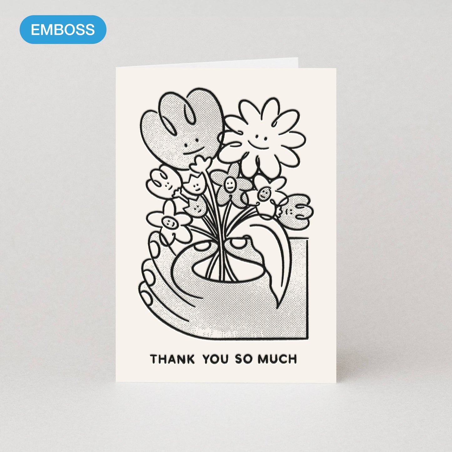 Flowers Thank You Card By Steve Gavan