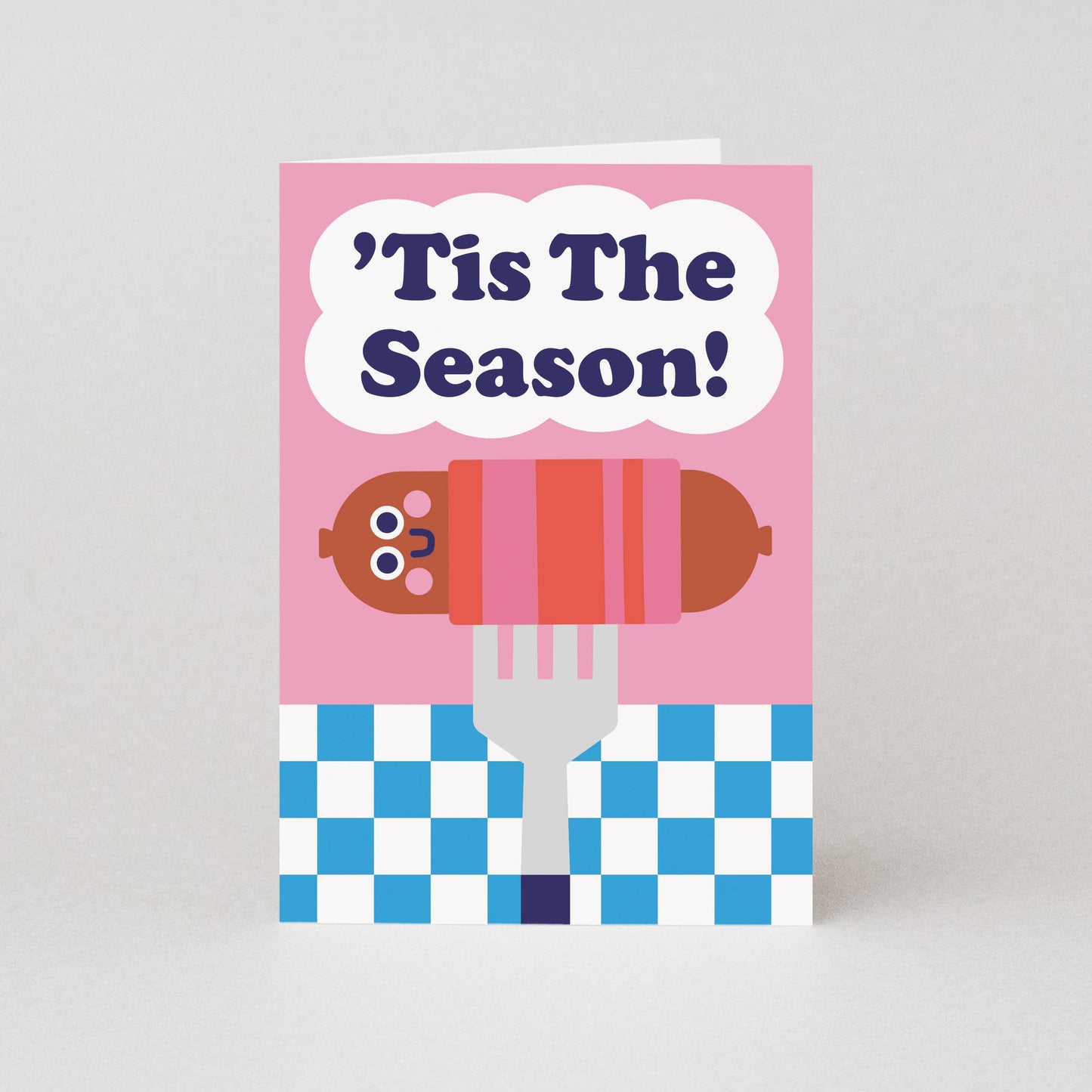 Tis The Season Pigs in Blankets Card | Food Christmas Card