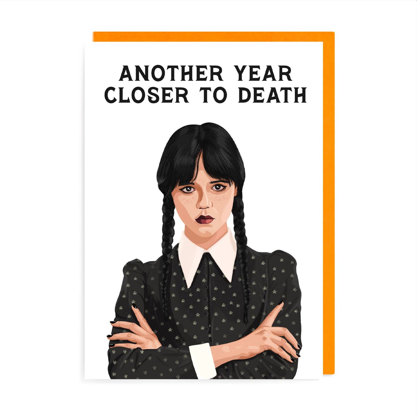 Wednesday Addams Birthday Card