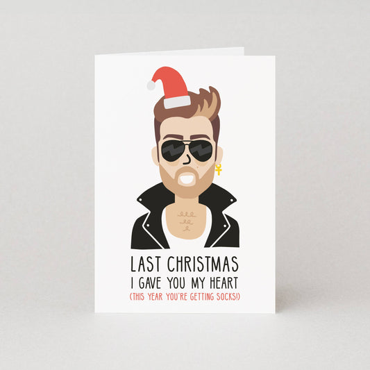 Last Christmas Card | Wham Christmas Card | Holiday Card