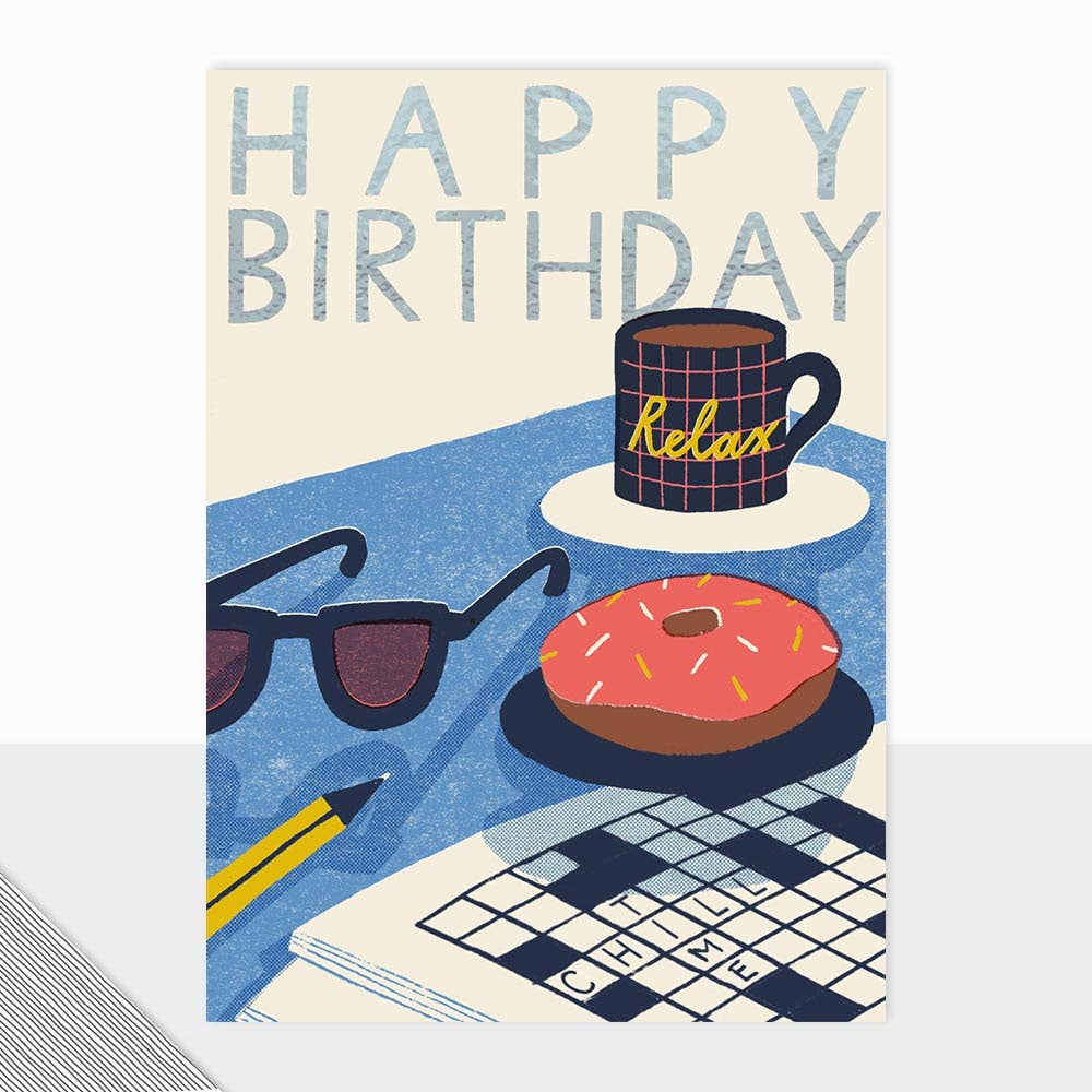 Honcho Collection - Happy Birthday Card - Donut