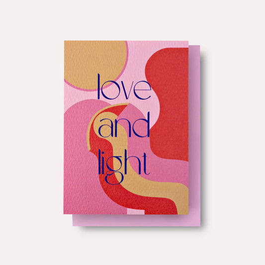 Laurel Love and Light Card