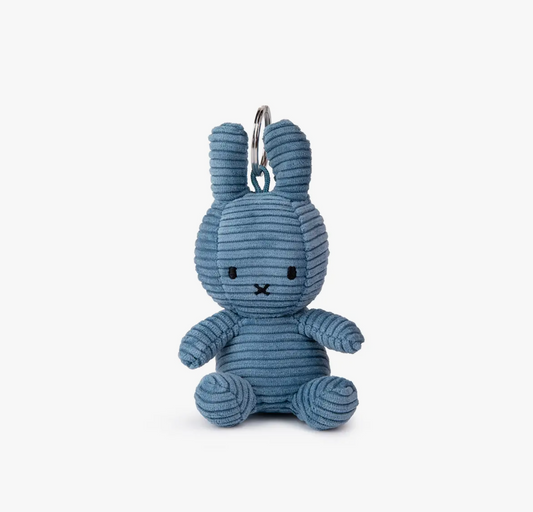 Miffy Keyring Corduroy Blue 10cm