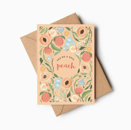 A Real Peach Card