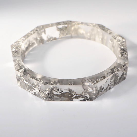 Faceted Bangle Small