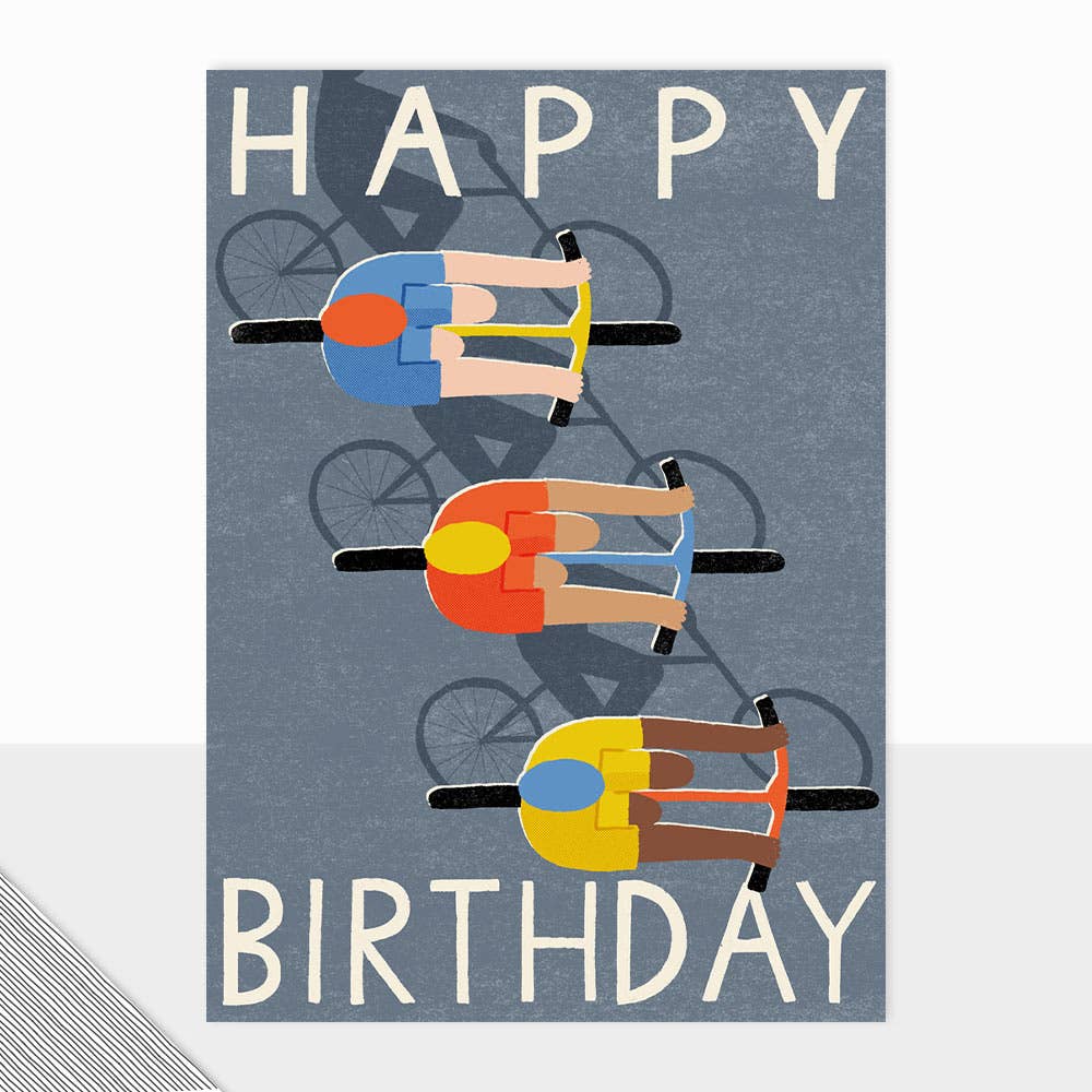 Honcho Collection - Happy Birthday Card - Bike Ride