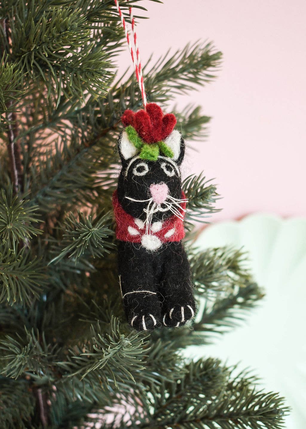 Frida Catli Art Cat Felt Decoration