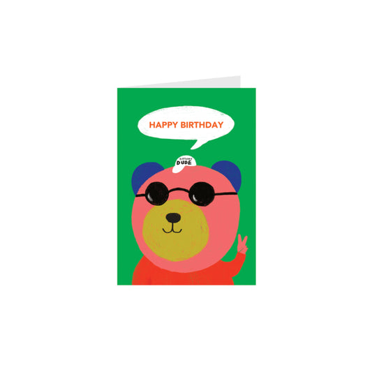 Happy Birthday Bear Card